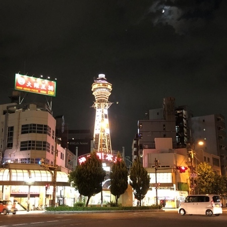 大阪　夜景　通天閣　ときめきな日々.JPG