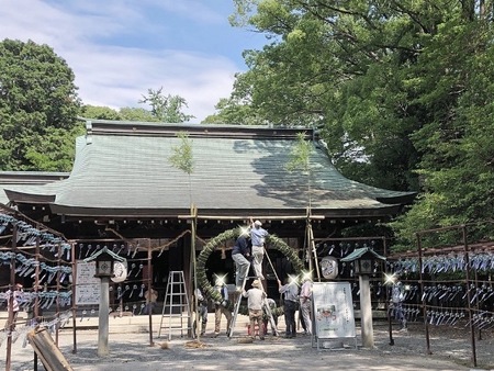 水無瀬神宮　茅の輪くぐり　茅の輪　夏越の祓 (2).JPG