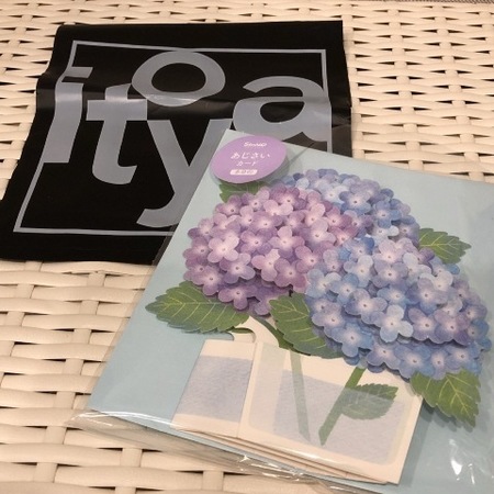 JR京都伊勢丹　ITOYA　カード　あじさい.JPG